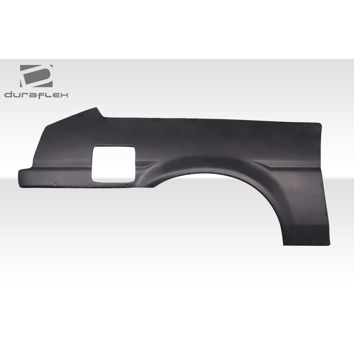 Modify your Toyota Corolla 1984 with our Exterior/Fenders - Angled side view of rear fender flare part