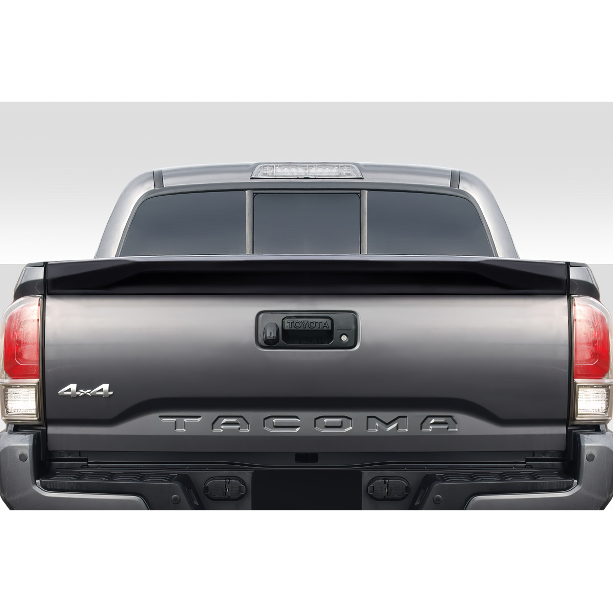 Modify your Toyota Tacoma 2016 with our Exterior/Wings - View from the rear at a straight angle