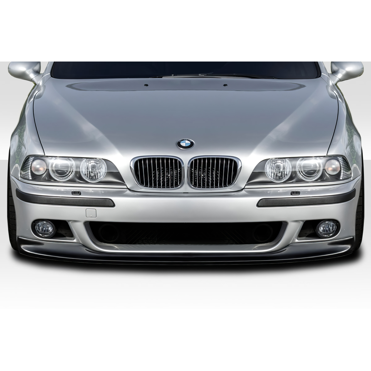 Modify your BMW 5-Series 1997 with our Exterior/Front Bumpers or Lips - Front view with a low angle perspective