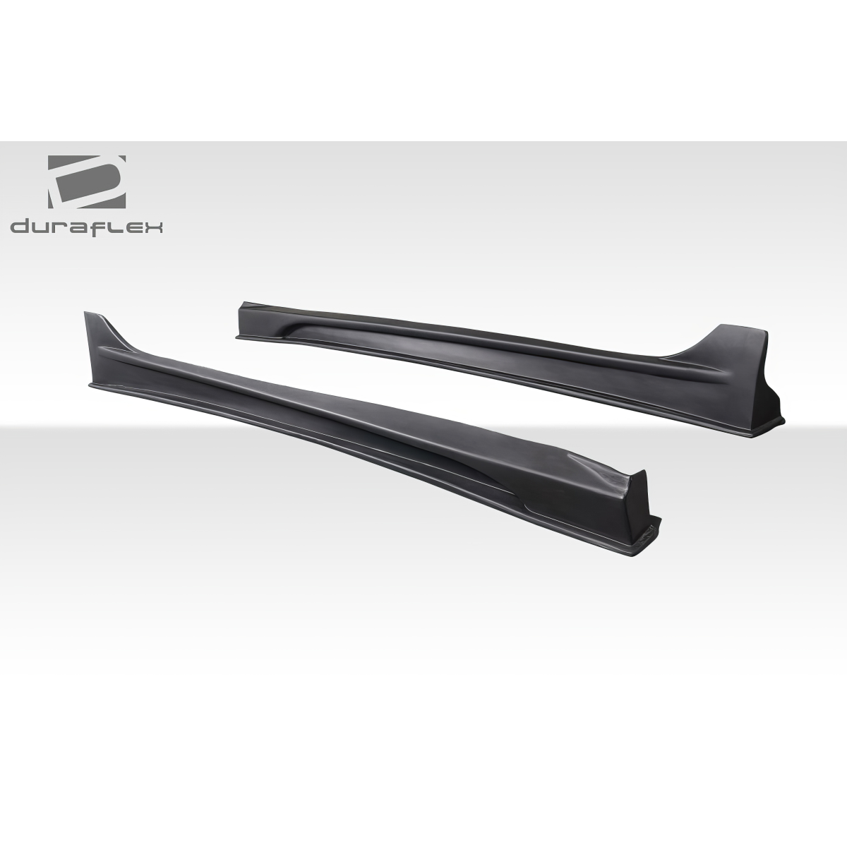 Modify your Mitsubishi Lancer 2008 with our Exterior/Side Skirts - Side view showcasing track side skirts at angle