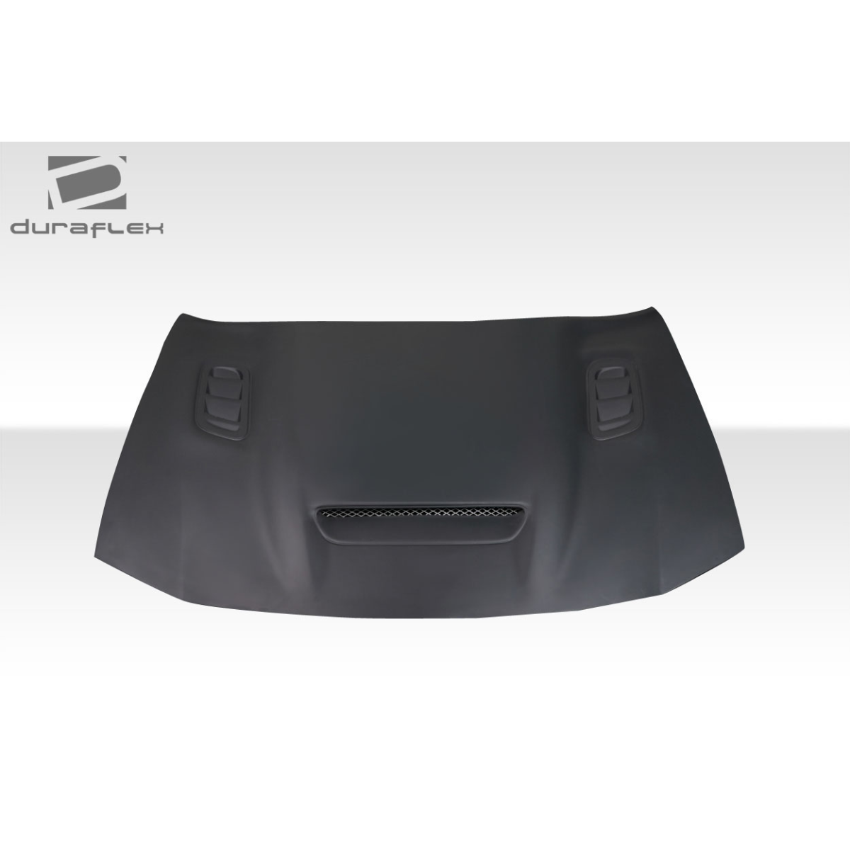 Modify your Dodge Charger 2011 with our Exterior/Hoods - Frontal view of hood at a straight angle
