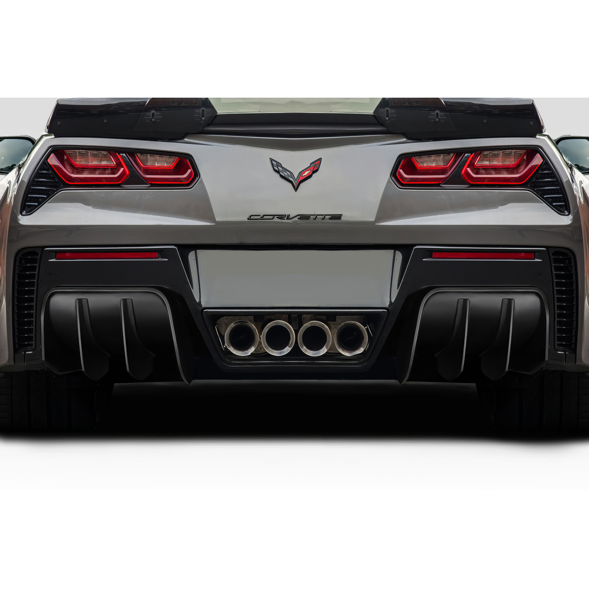 Modify your Chevrolet Corvette 2014 with our Exterior/Diffusers - Rear view angled slightly upward