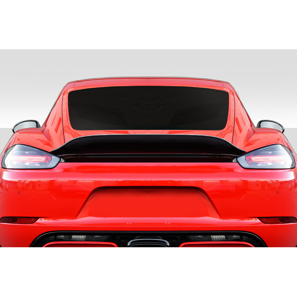 Modify your Porsche Boxster 2016 with our Exterior/Wings - Rear angle of the Porsche Boxster showing wing view