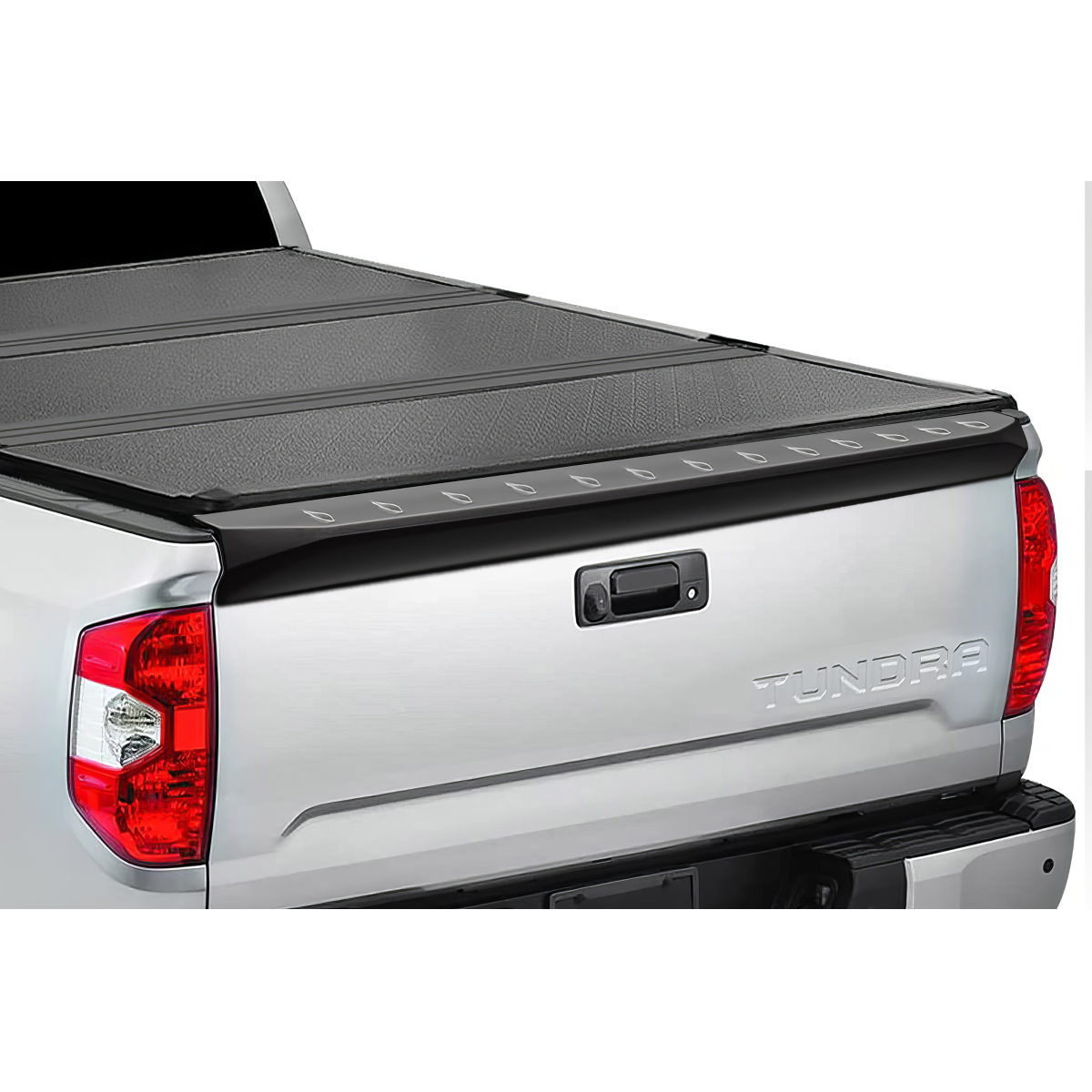 Modify your Toyota Tundra 2014 with our Exterior/Wings - Top down view of rear truck tailgate wing