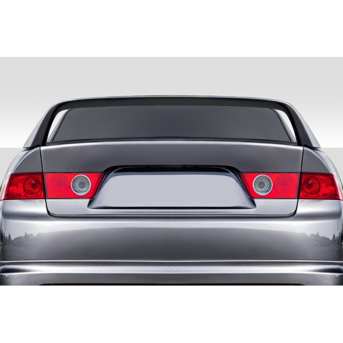 Modify your Acura TSX 2009 with our Exterior/Wings - Rear view showing vehicle at a straight angle