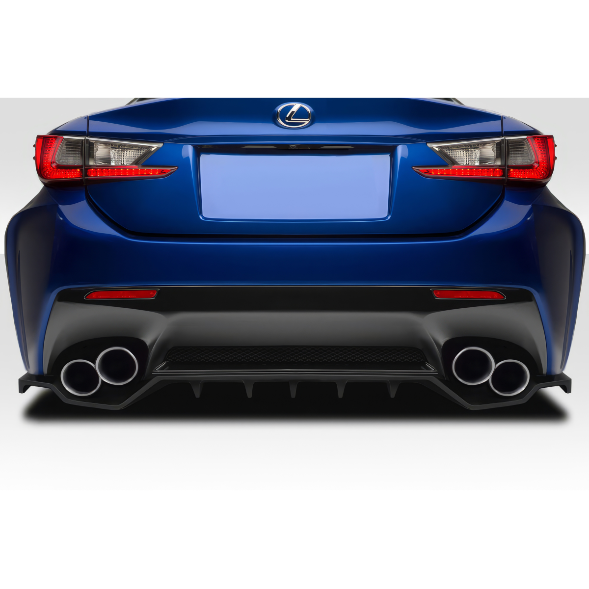 Modify your Lexus RC-F 2015 with our Exterior/Diffusers - Rear view with slight downward angle