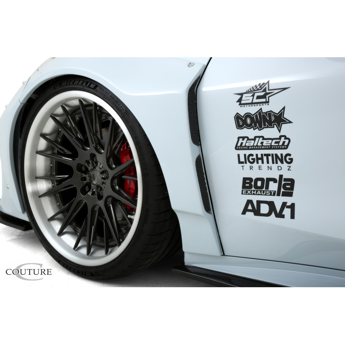 Modify your Chevrolet Corvette 2020 with our Exterior/Fenders - Angle shows close up of rear fender and wheel