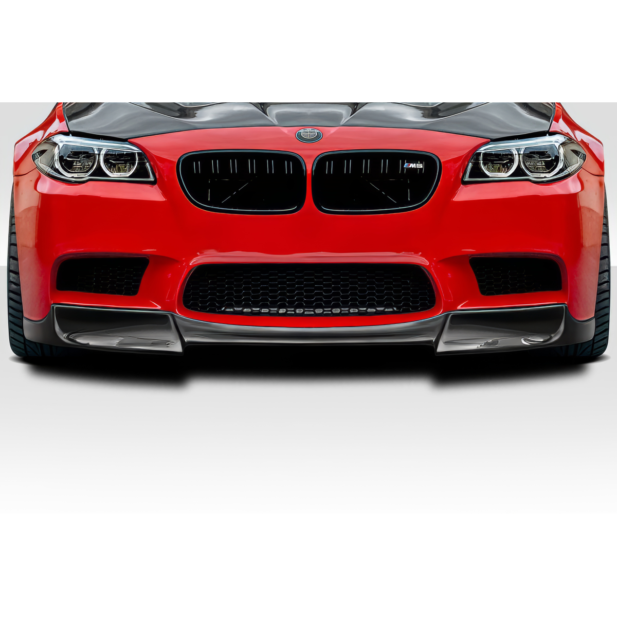 Modify your BMW 5-Series 2011 with our Exterior/Front Bumpers or Lips - Front angle showing exterior part of vehicle