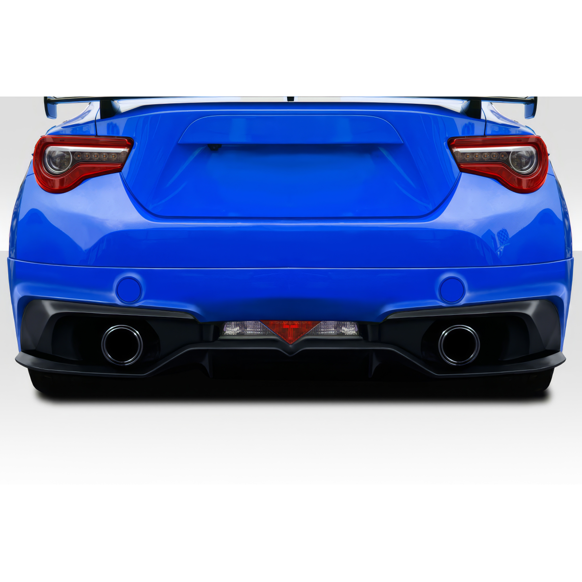 Modify your Subaru BRZ 2013 with our Exterior/Diffusers - Image shows rear view at eye level angle