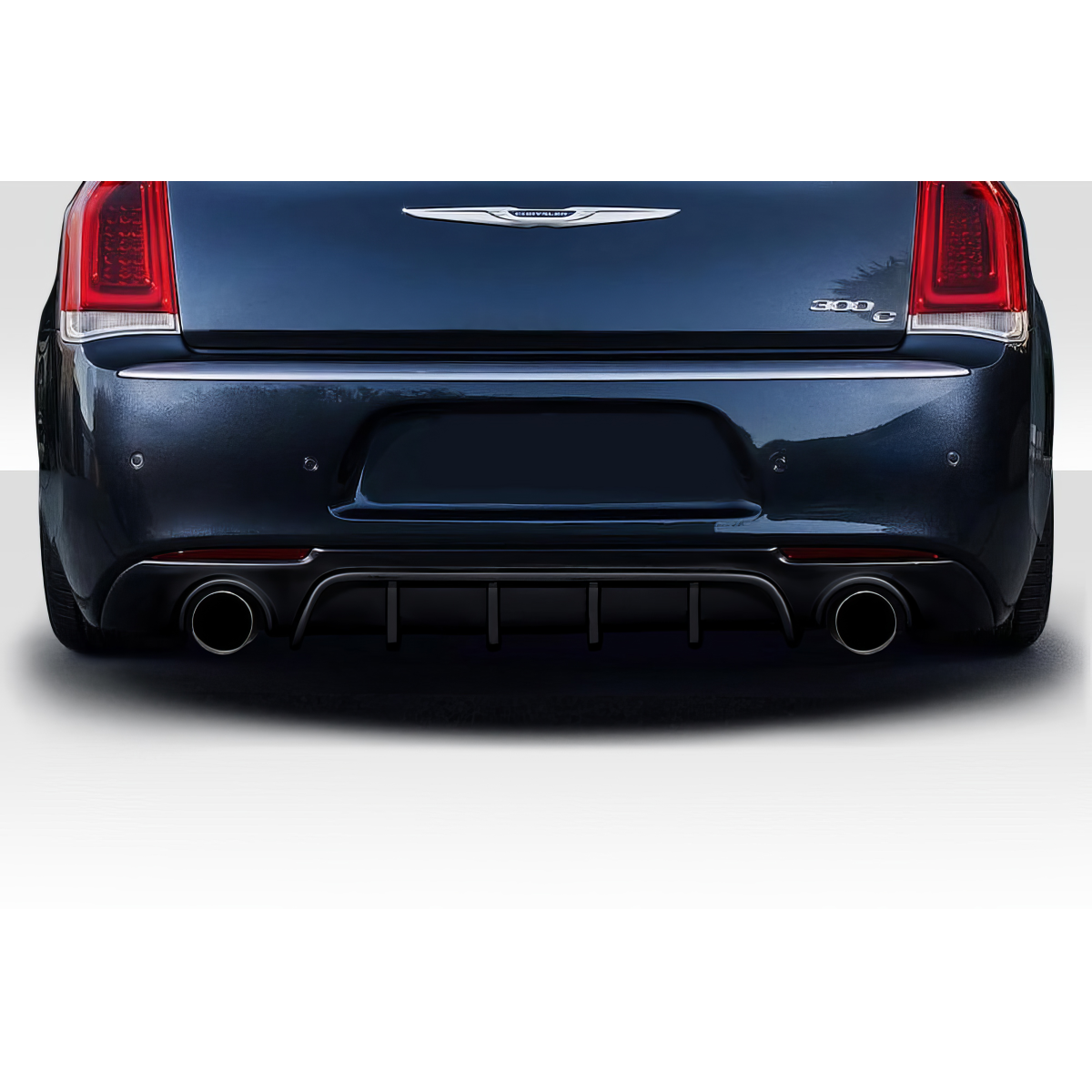 Modify your Chrysler 300 2015 with our Exterior/Diffusers - Rear angle view of Chrysler 300 showing diffuser