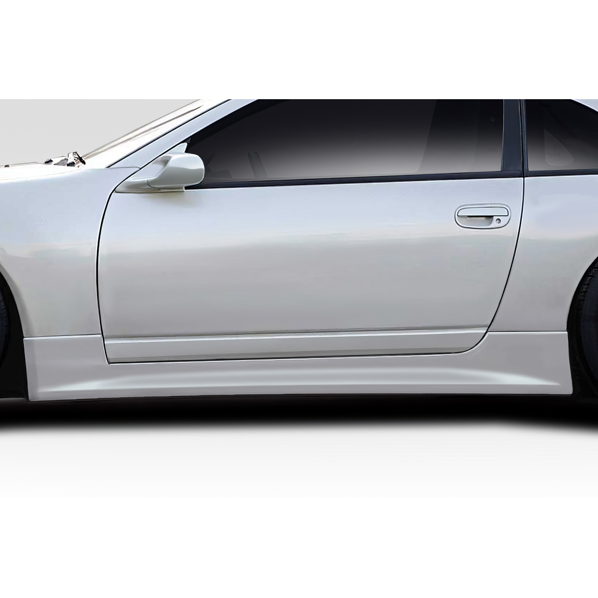 Modify your Nissan 300ZX 1990 with our Exterior/Side Skirts - Side view angle of the vehicle part