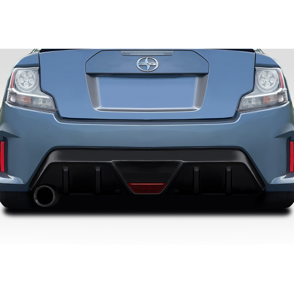 Modify your Scion tC 2011 with our Exterior/Diffusers - View from rear angle focusing on the diffuser