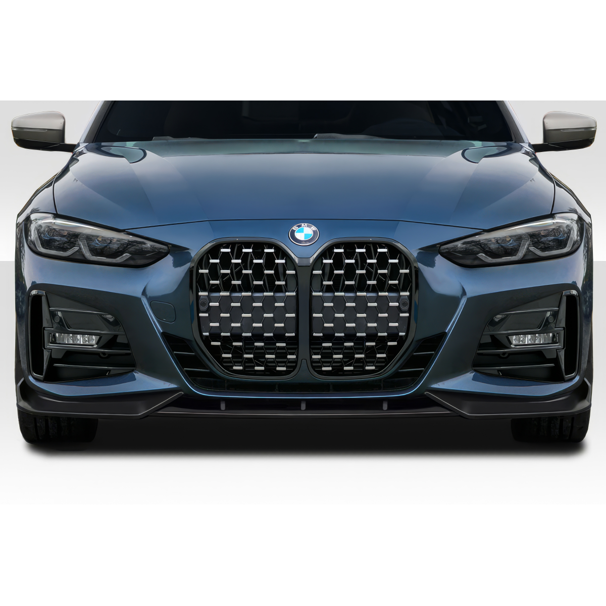 Modify your BMW 4-Series 2021 with our Exterior/Front Bumpers or Lips - Front view of the vehicle at eye level