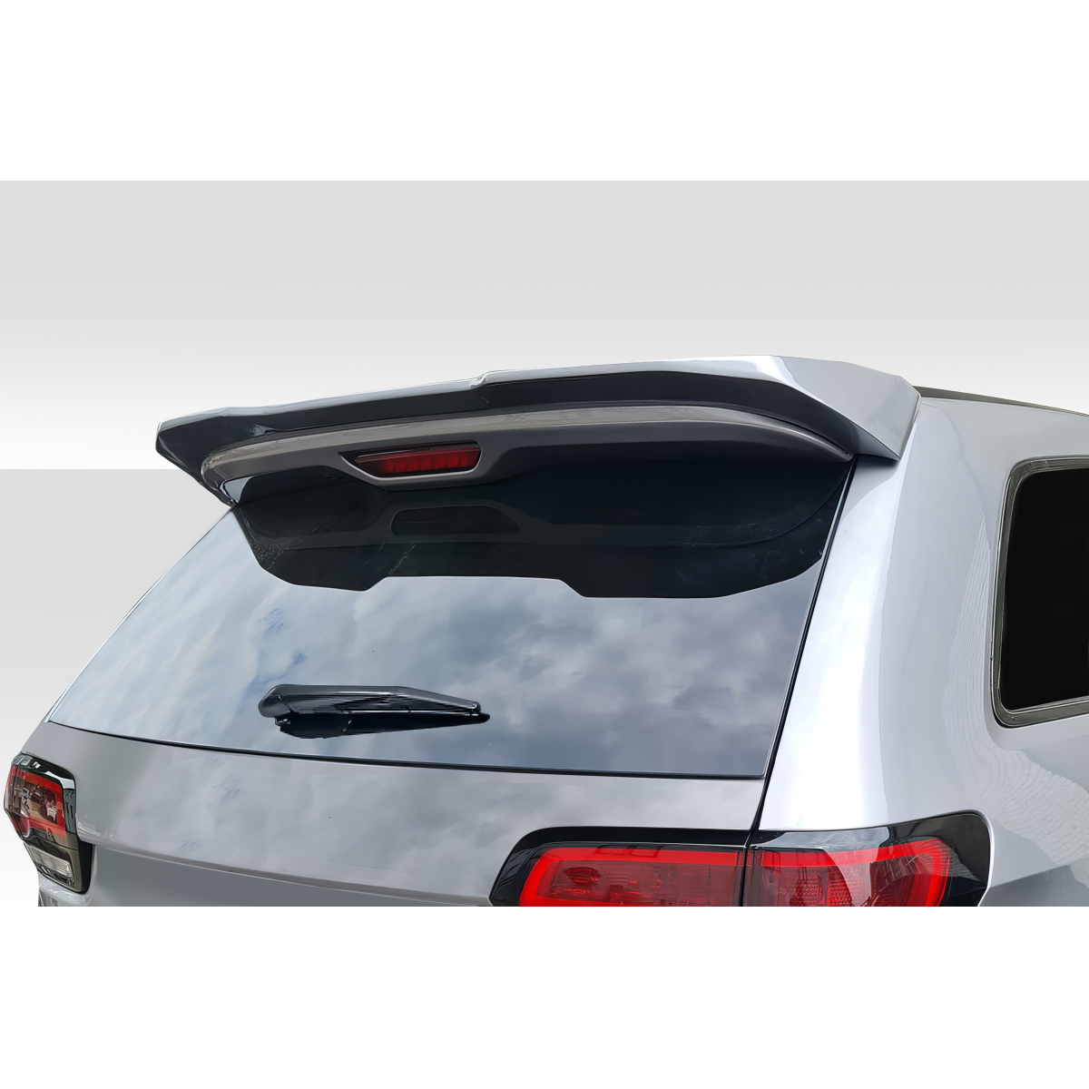 Modify your Jeep Cherokee 2011 with our Exterior/Wings - Rear top angle view of Jeep Cherokee rear wing