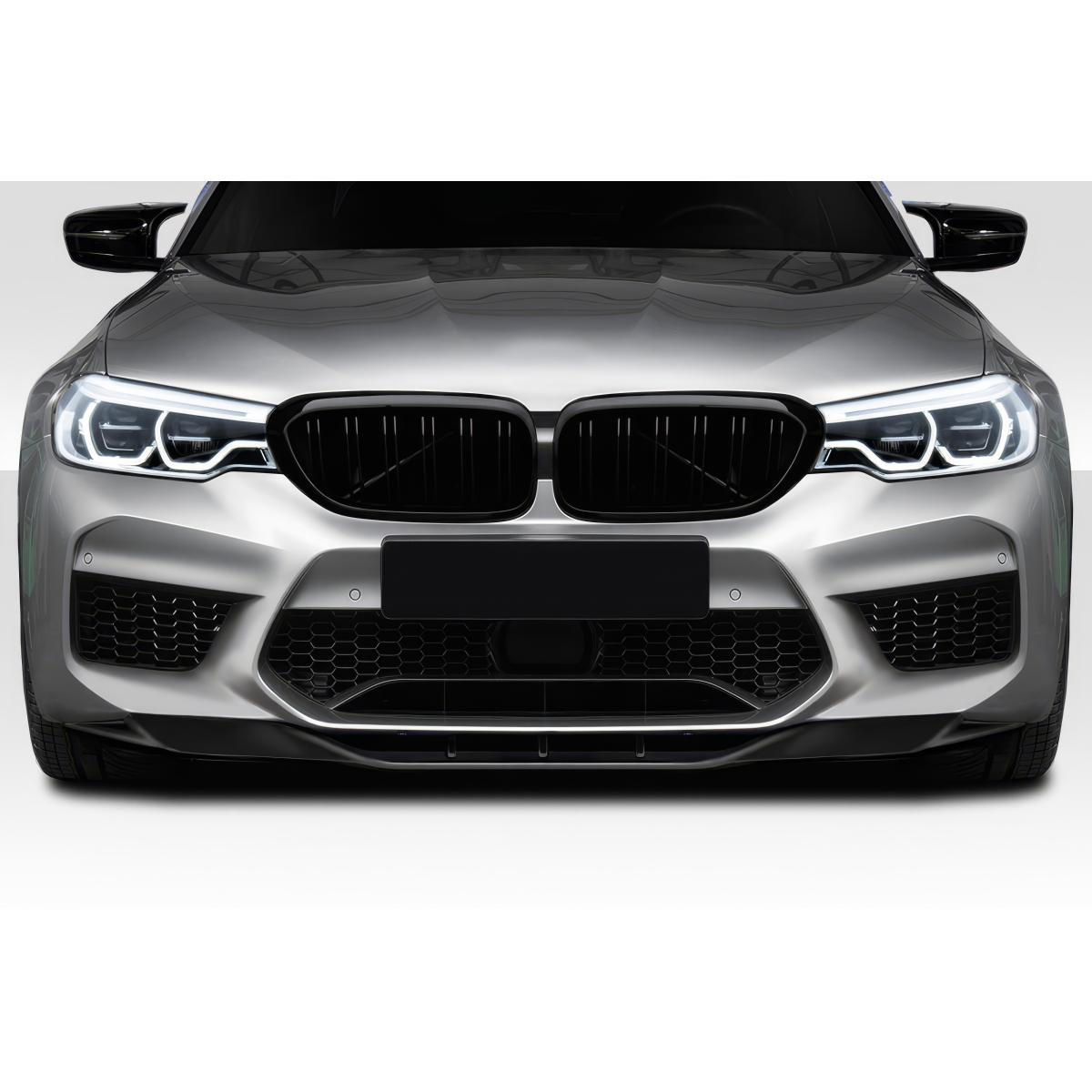 Modify your BMW M5 2018 with our Exterior/Front Bumpers or Lips - Frontal view of the vehicle part