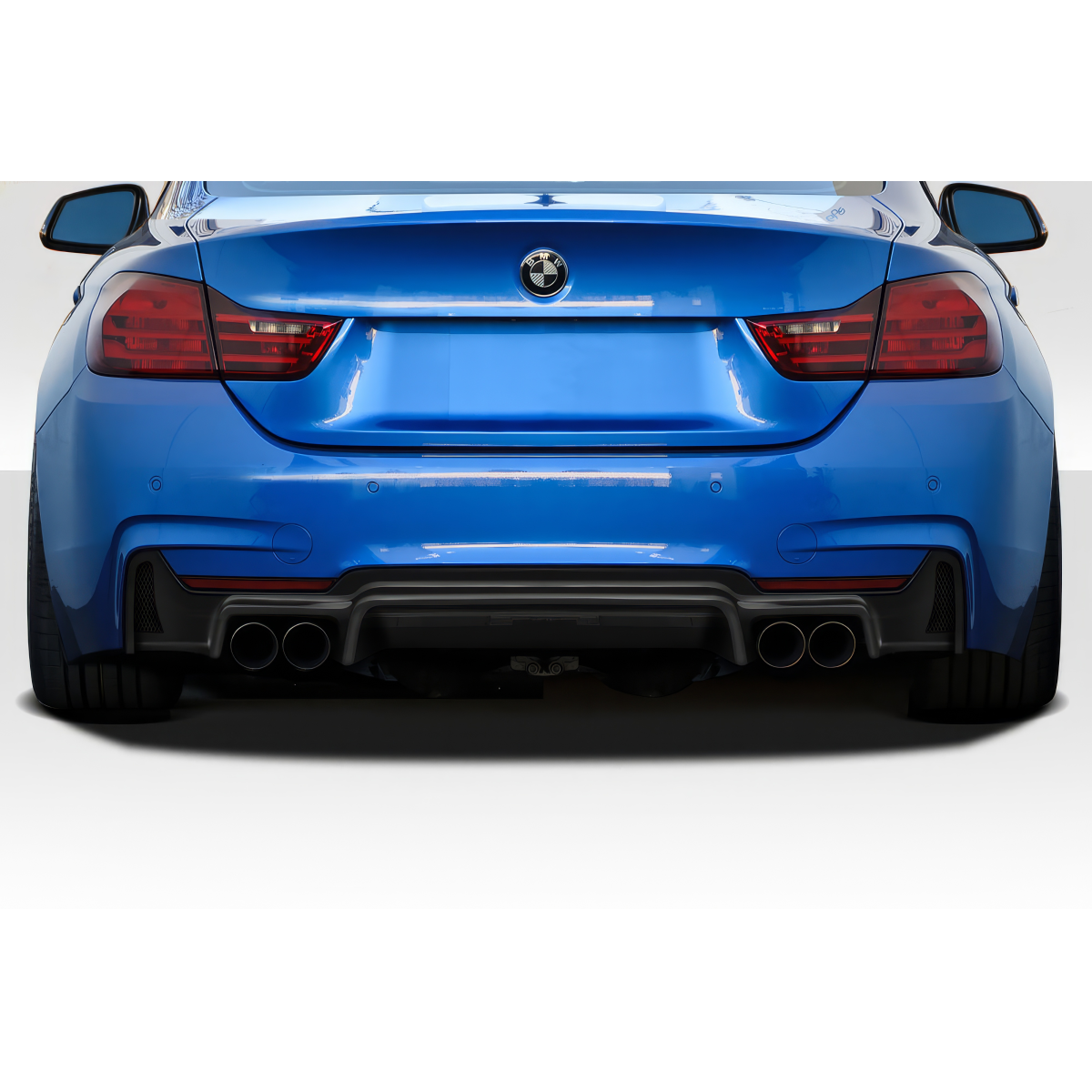 Modify your BMW 4-Series 2014 with our Exterior/Diffusers - Rear view angle of the vehicle