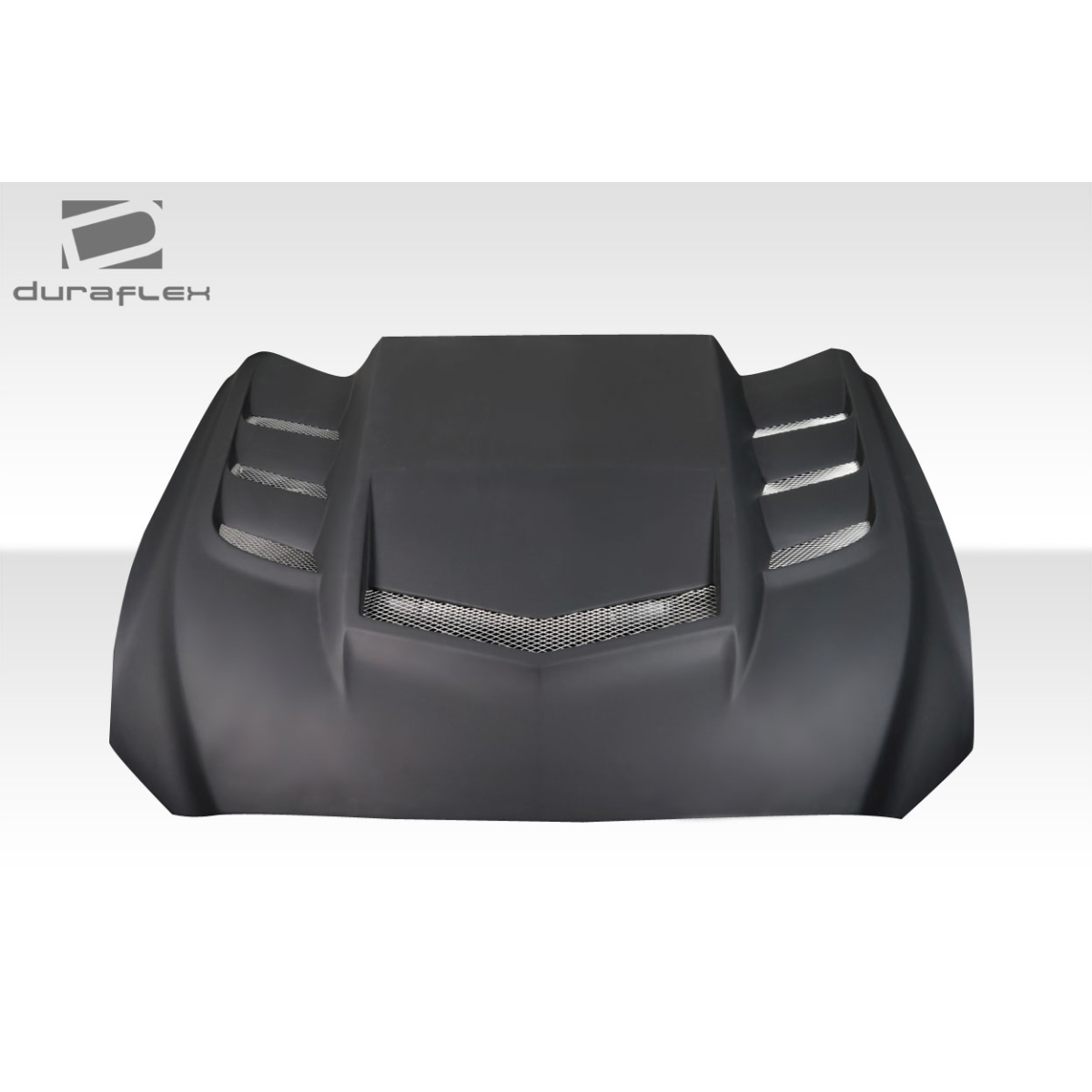 Modify your Ford Mustang 2015 with our Exterior/Hoods - Front view of the hood at a slight angle