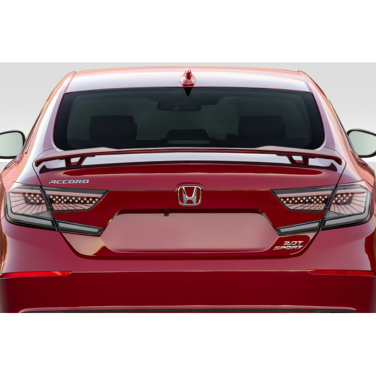 Modify your Honda Accord 2018 with our Exterior/Wings - Viewed from rear at a slight upward angle