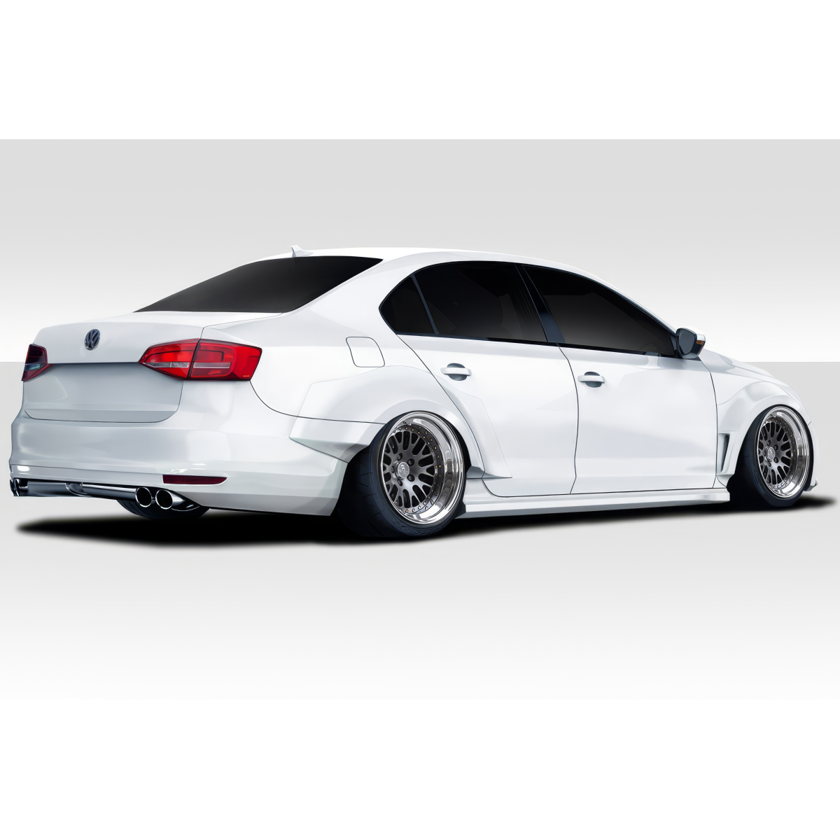 Modify your Volkswagen Jetta 2011 with our Exterior/Complete Body Kits - View from the rear three quarter angle