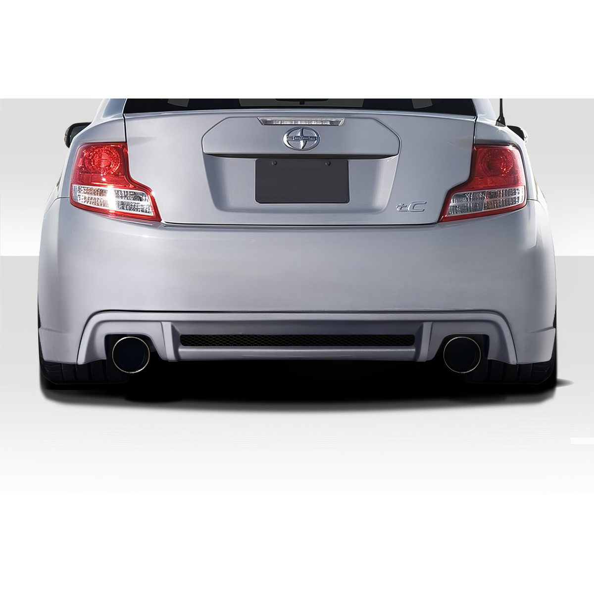 Modify your Scion tC 2011 with our Exterior/Rear Bumpers or Lips - Rear view of vehicle at a straight angle