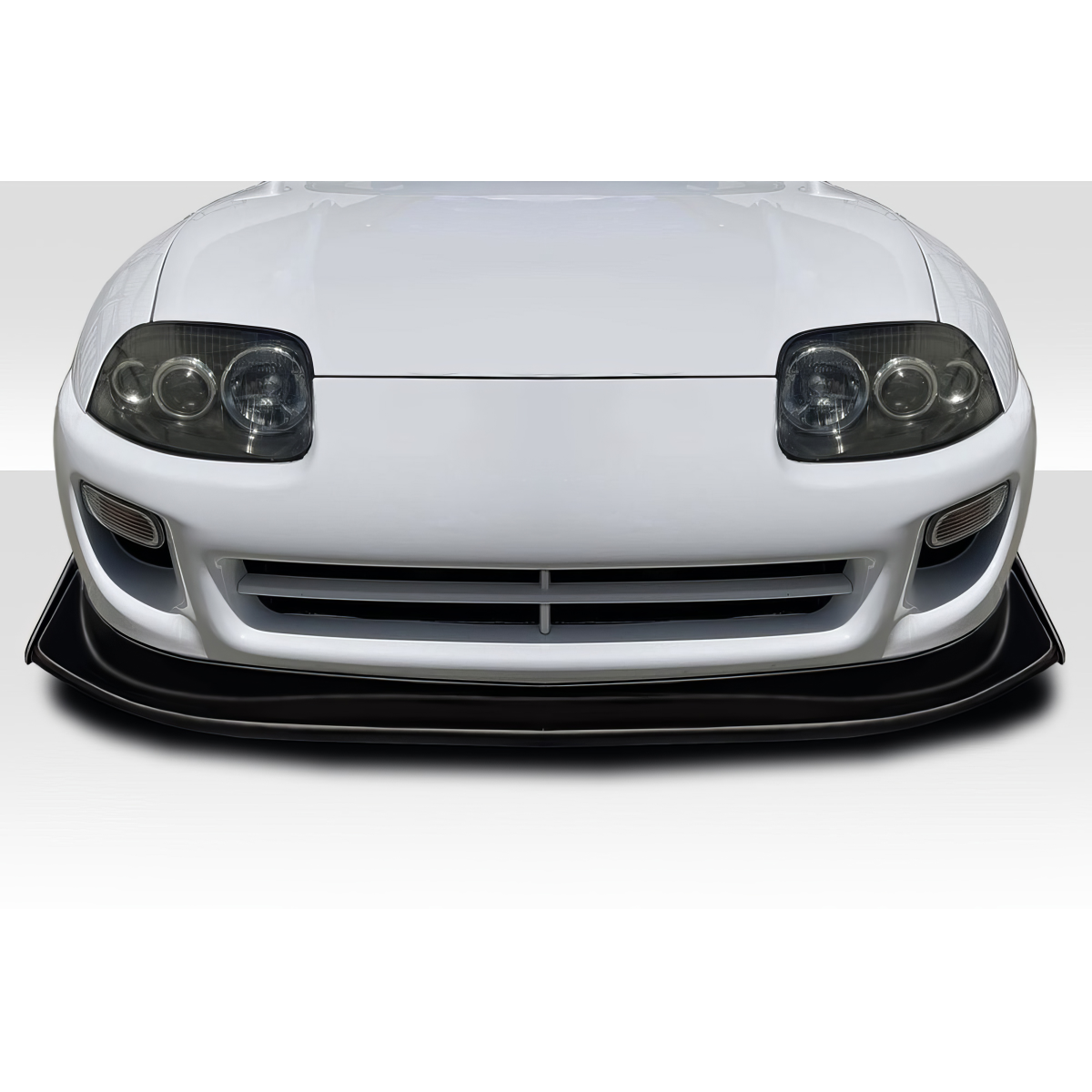 Modify your Toyota Supra 1993 with our Exterior/Front Bumpers or Lips - Front view of the vehicle part at eye level