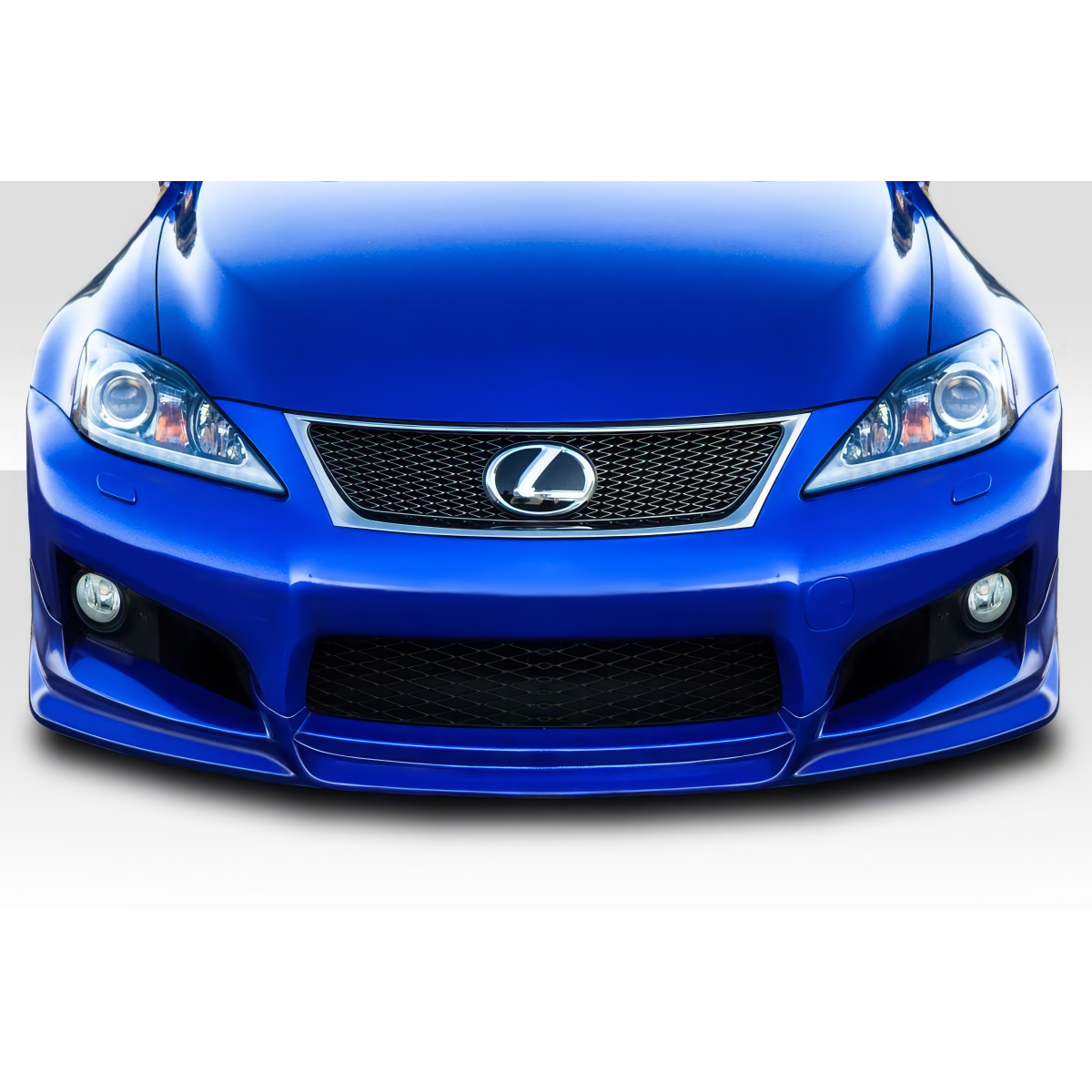 Modify your Lexus IS F 2008 with our Exterior/Front Bumpers or Lips - Frontal view of the vehicle at eye level angle