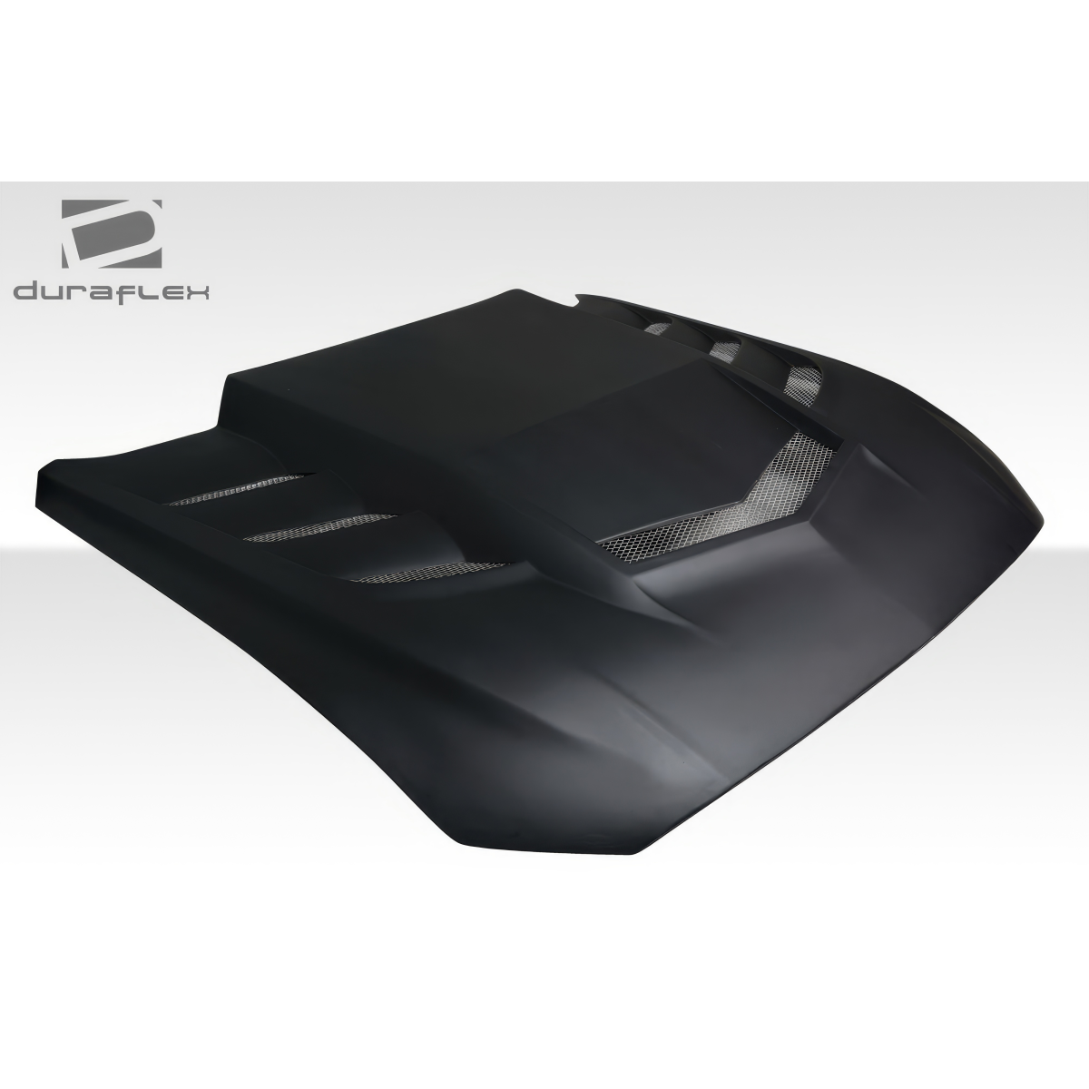 Modify your Ford Mustang 2018 with our Exterior/Hoods - The part is shown at a slight angle from the front