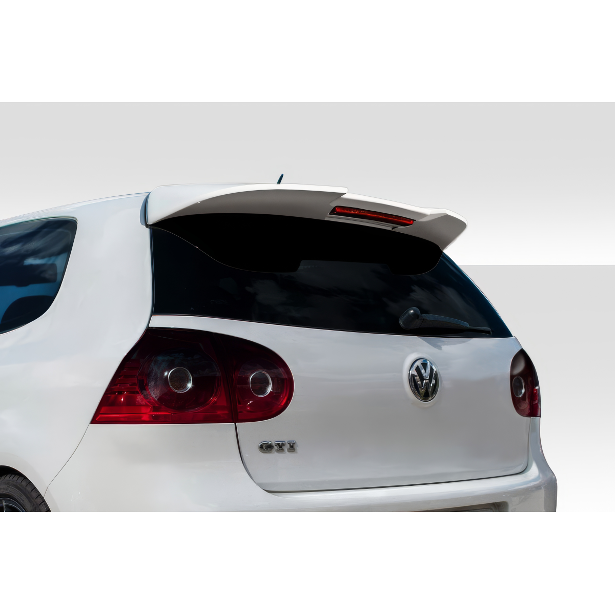 Modify your Volkswagen Golf 2006 with our Exterior/Wings - Angled view from the rear of the vehicle