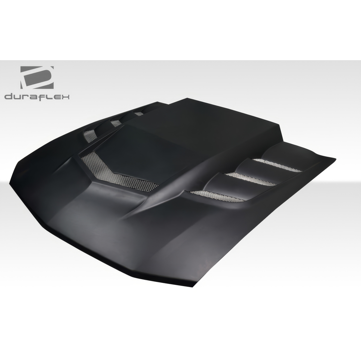 Modify your Ford Mustang 2005 with our Exterior/Hoods - Front view with a slight angle to the right