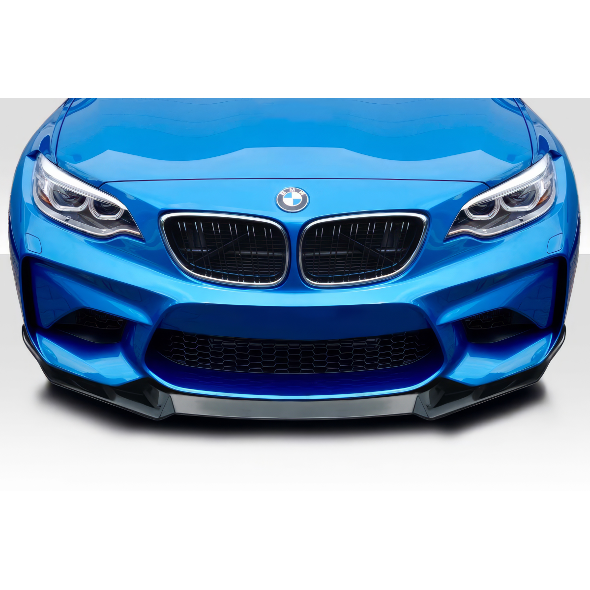 Modify your BMW M2 2016 with our Exterior/Front Bumpers or Lips - Front view angle of BMW M2 with front lip