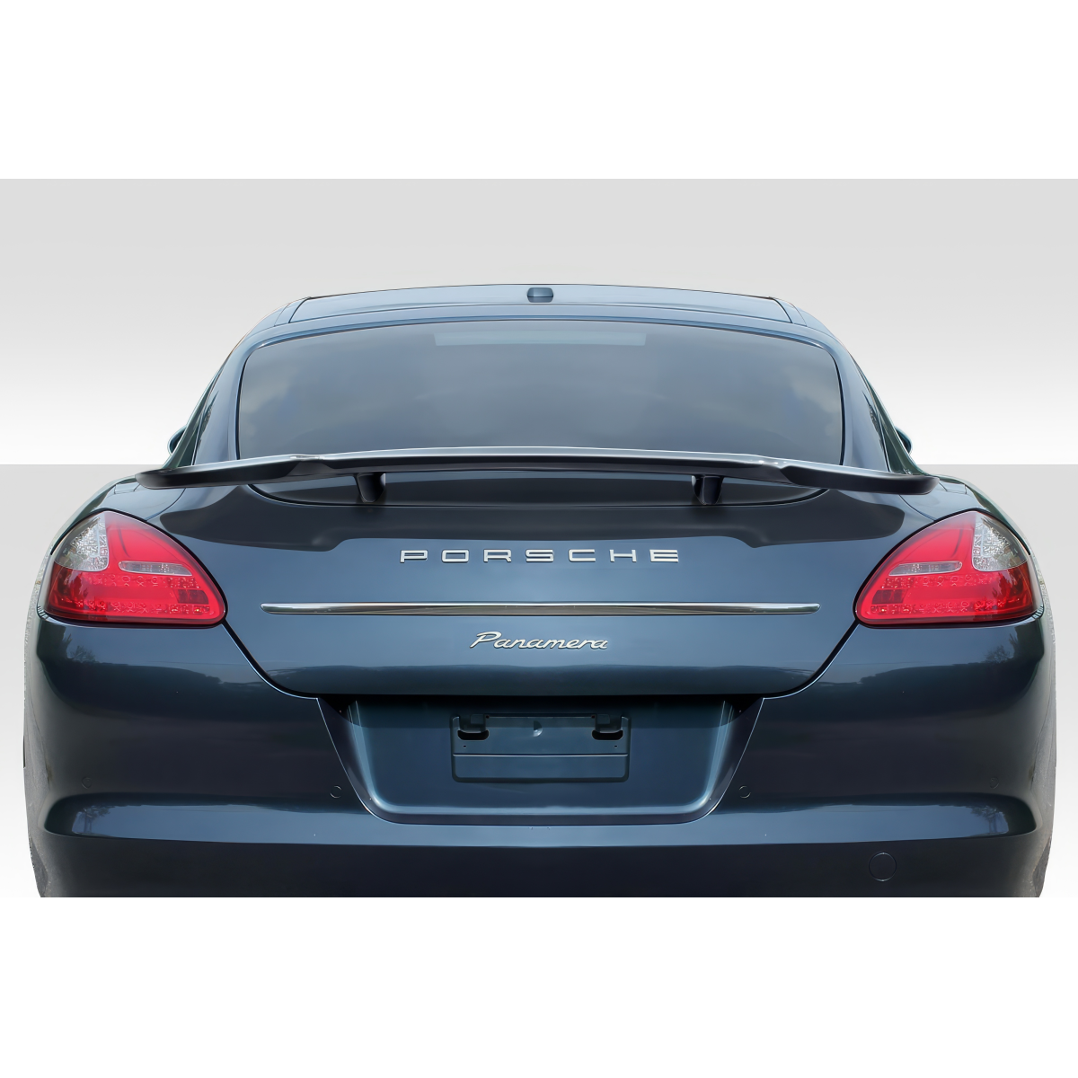 Modify your Porsche Panamera 2010 with our Exterior/Wings - Rear view angle of the Porsche Panamera