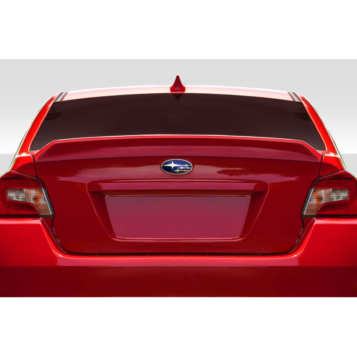 Modify your Subaru Impreza 2015 with our Exterior/Wings - View from rear at a straight angle