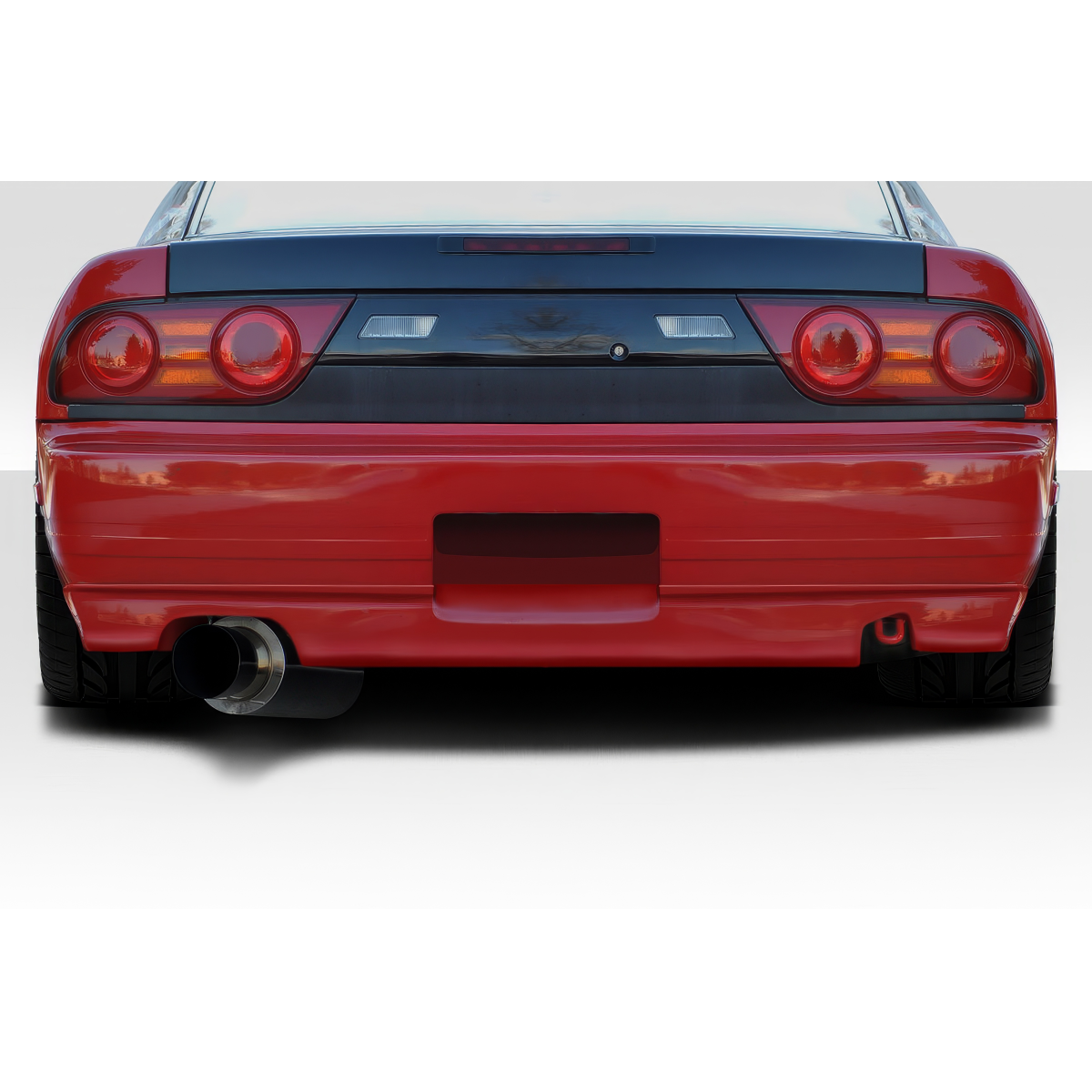 Modify your Nissan 240SX 1989 with our Exterior/Diffusers - View from the rear of the vehicle