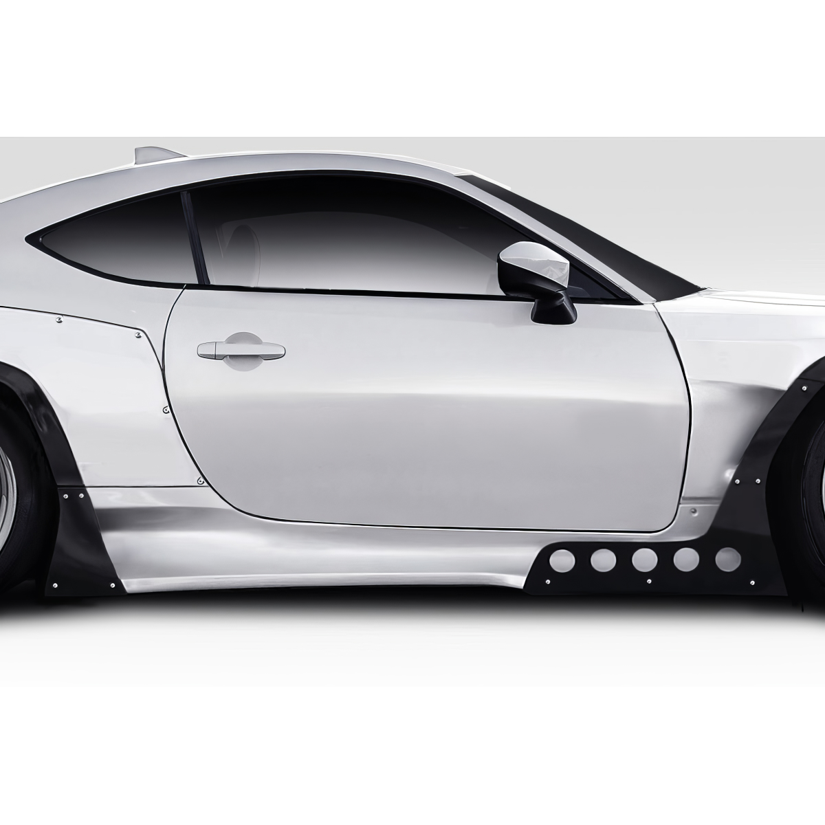 Modify your Subaru BRZ 2022 with our Exterior/Side Skirts - Side angle showcasing the side skirt design