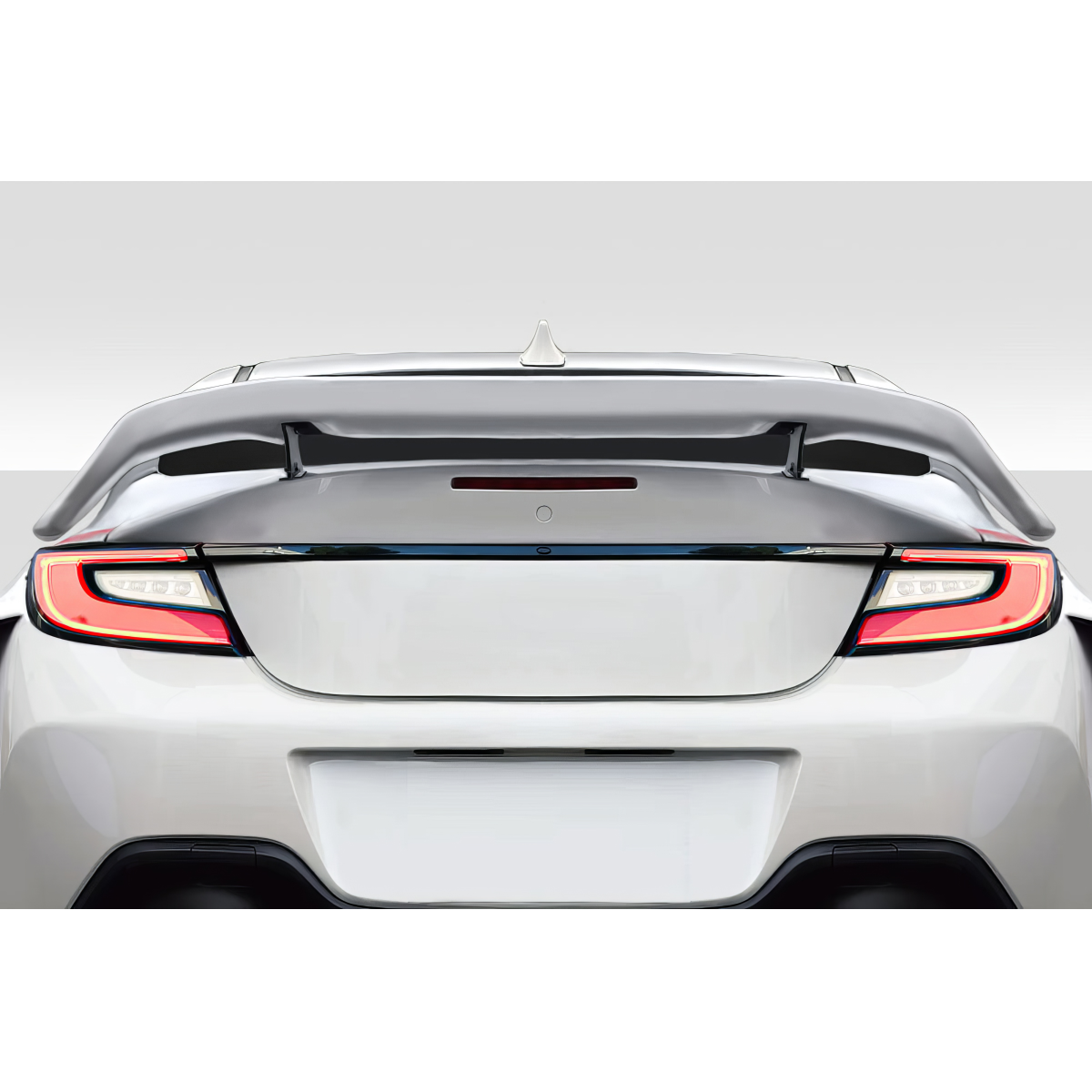 Modify your Subaru BRZ 2022 with our Exterior/Wings - View of rear spoiler from a direct rear angle