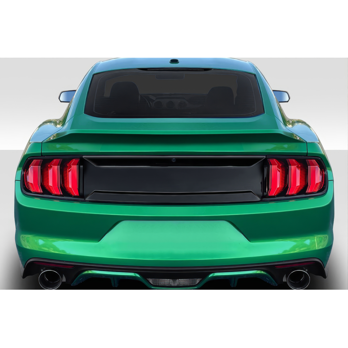 Modify your Ford Mustang 2015 with our Exterior/Trunks - Rear view of the Mustang at a straight angle