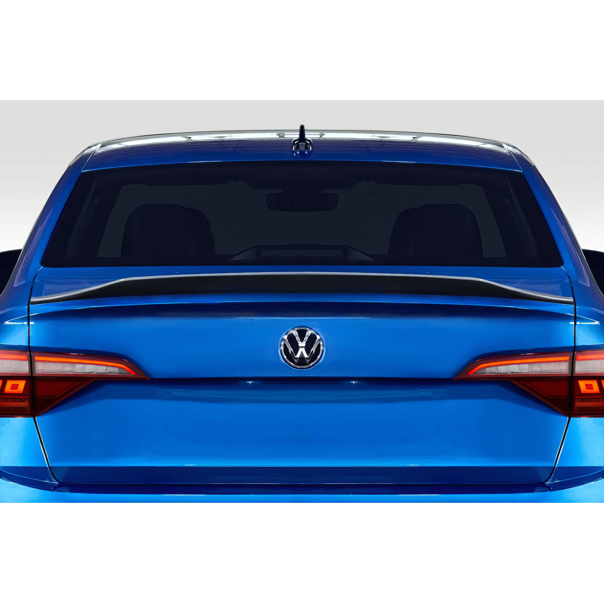 Modify your Volkswagen Jetta 2019 with our Exterior/Wings - Rear view at eye level angle