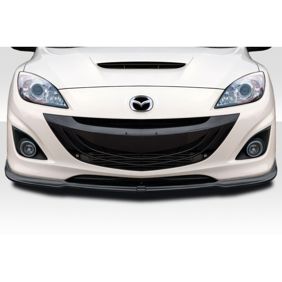 Modify your Mazda 3 2010 with our Exterior/Front Bumpers or Lips - Front view of the part slightly angled down
