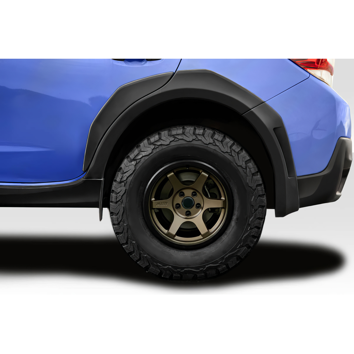 Modify your Subaru Crosstrek 2018 with our Exterior/Fenders - View from slightly above car fender and wheel