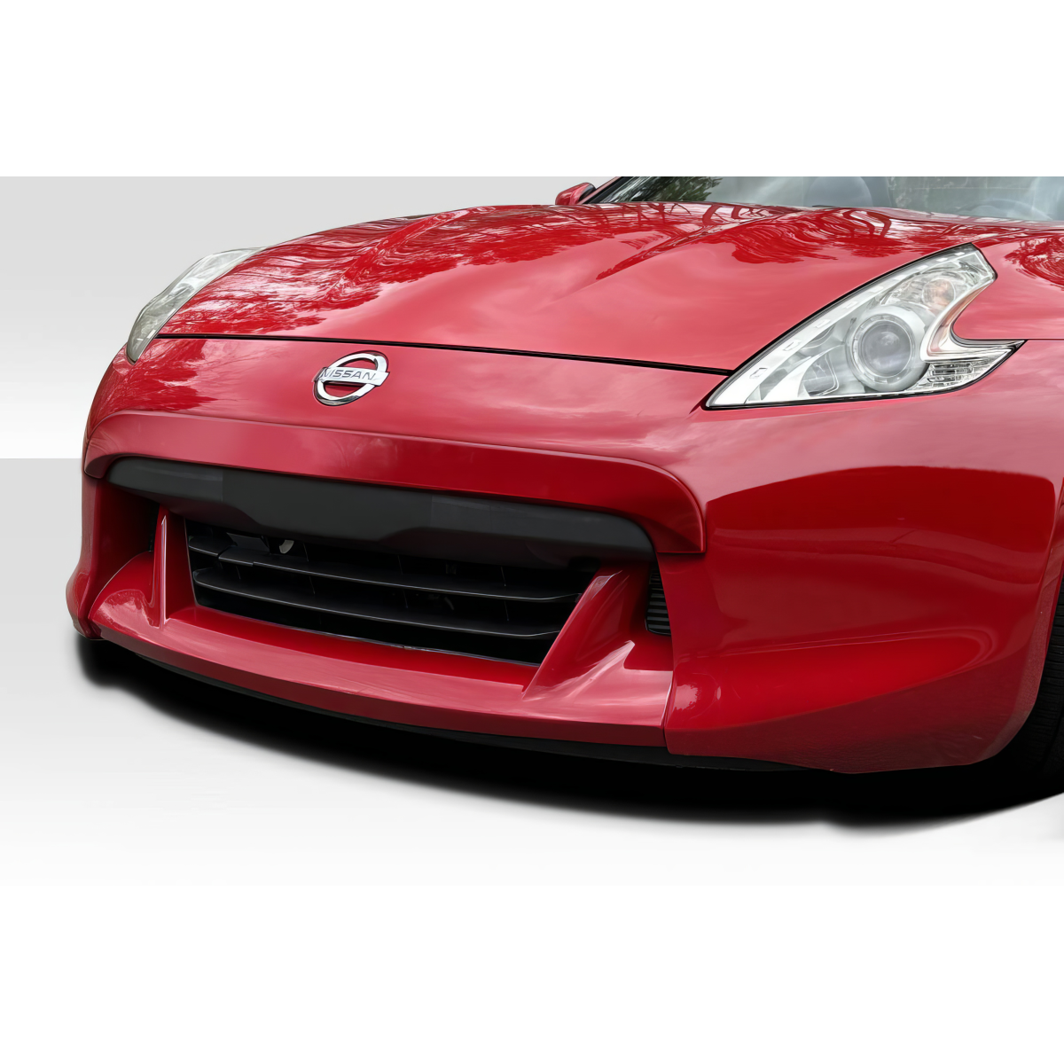 Modify your Nissan 370Z 2009 with our Exterior/Front Bumpers - Front view angle of Nissan 370Z bumper lip