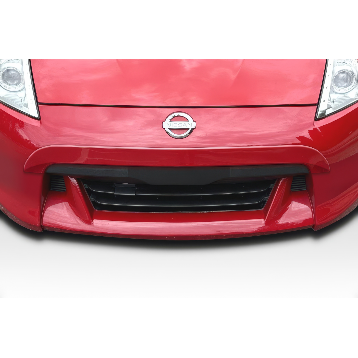 Modify your Nissan 370Z 2009 with our Exterior/Front Bumpers - Front view low angle of Nissan 370Z bumper lip