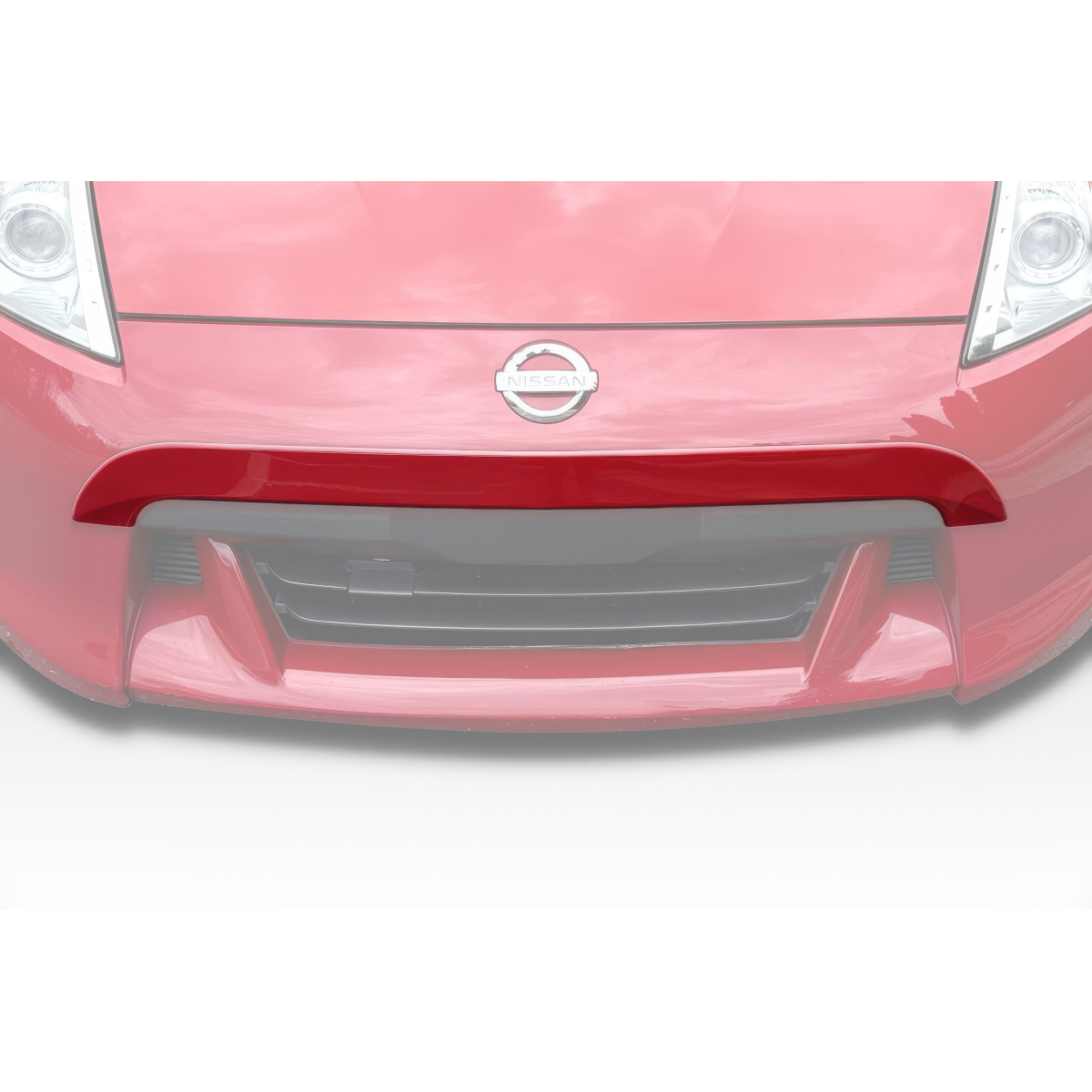 Modify your Nissan 370Z 2009 with our Exterior/Front Bumpers - Front view of the Nissan 370Z at a straight angle