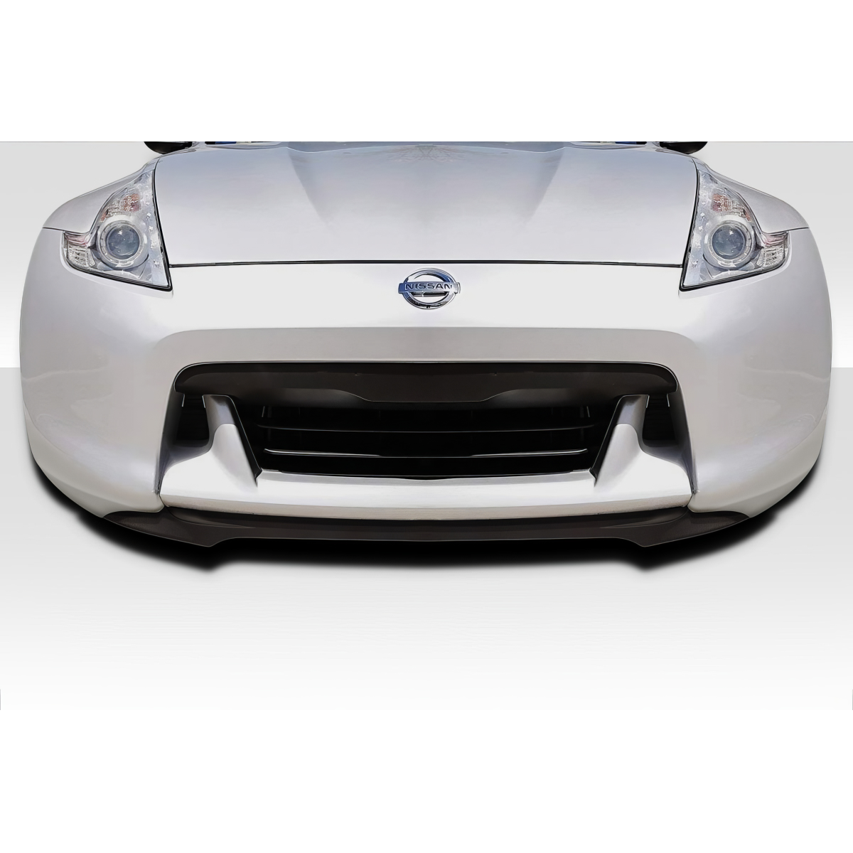 Modify your Nissan 370Z 2009 with our Exterior/Front Bumpers or Lips - Front view of the Nissan 370Z at eye level