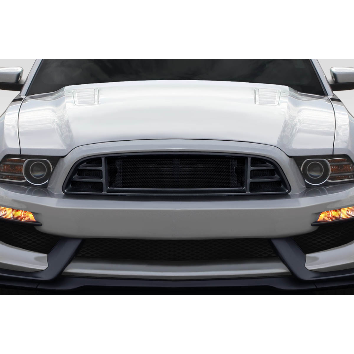 Modify your Ford GT 2013 with our Exterior/Front Bumpers or Lips - Front view of the vehicle with grill visible