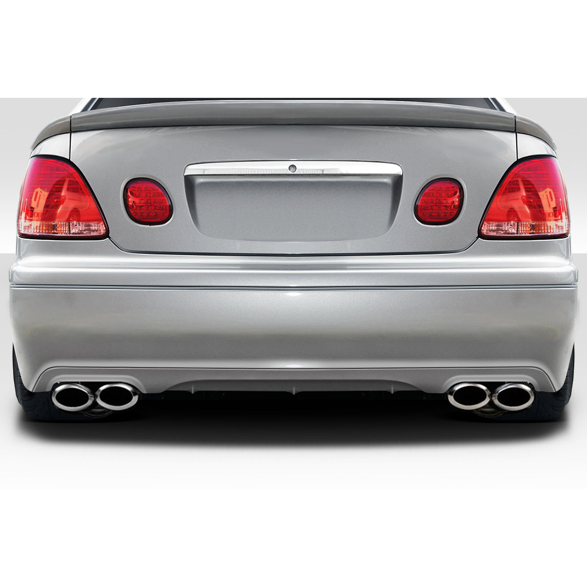 Modify your Lexus GS300 1998 with our Exterior/Rear Bumpers or Lips - Rear view of vehicle at a straight-on angle