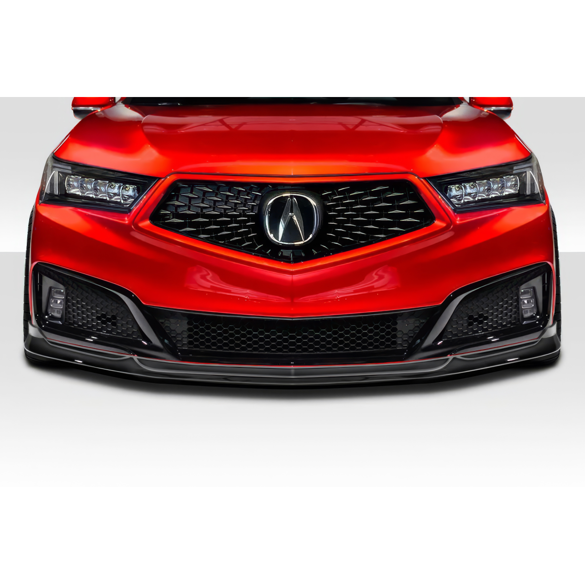 Modify your Acura MDX 2017 with our Exterior/Front Bumpers or Lips - Frontal view of vehicle part at eye level