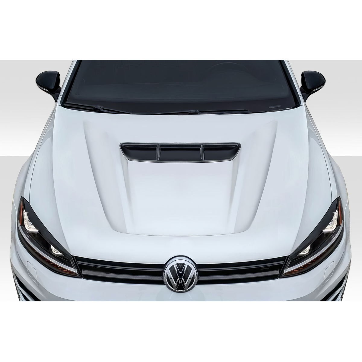 Modify your Volkswagen Golf 2015 with our Exterior/Hoods - Top view of the hood from above