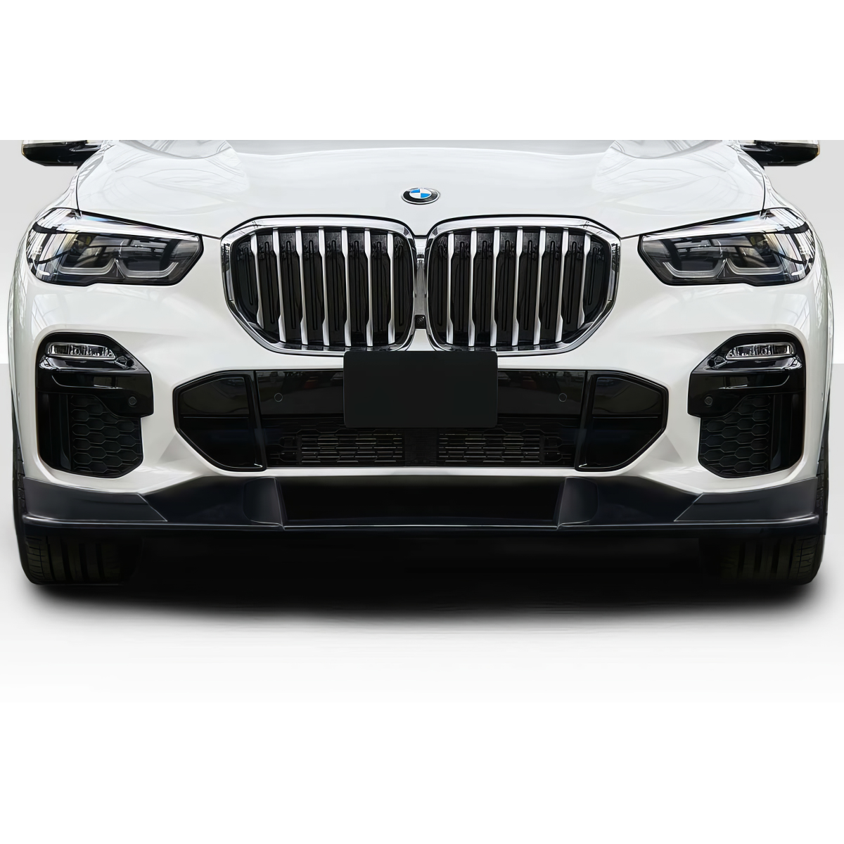 Modify your BMW X5 2019 with our Exterior/Front Bumpers or Lips - Front view of car part face on