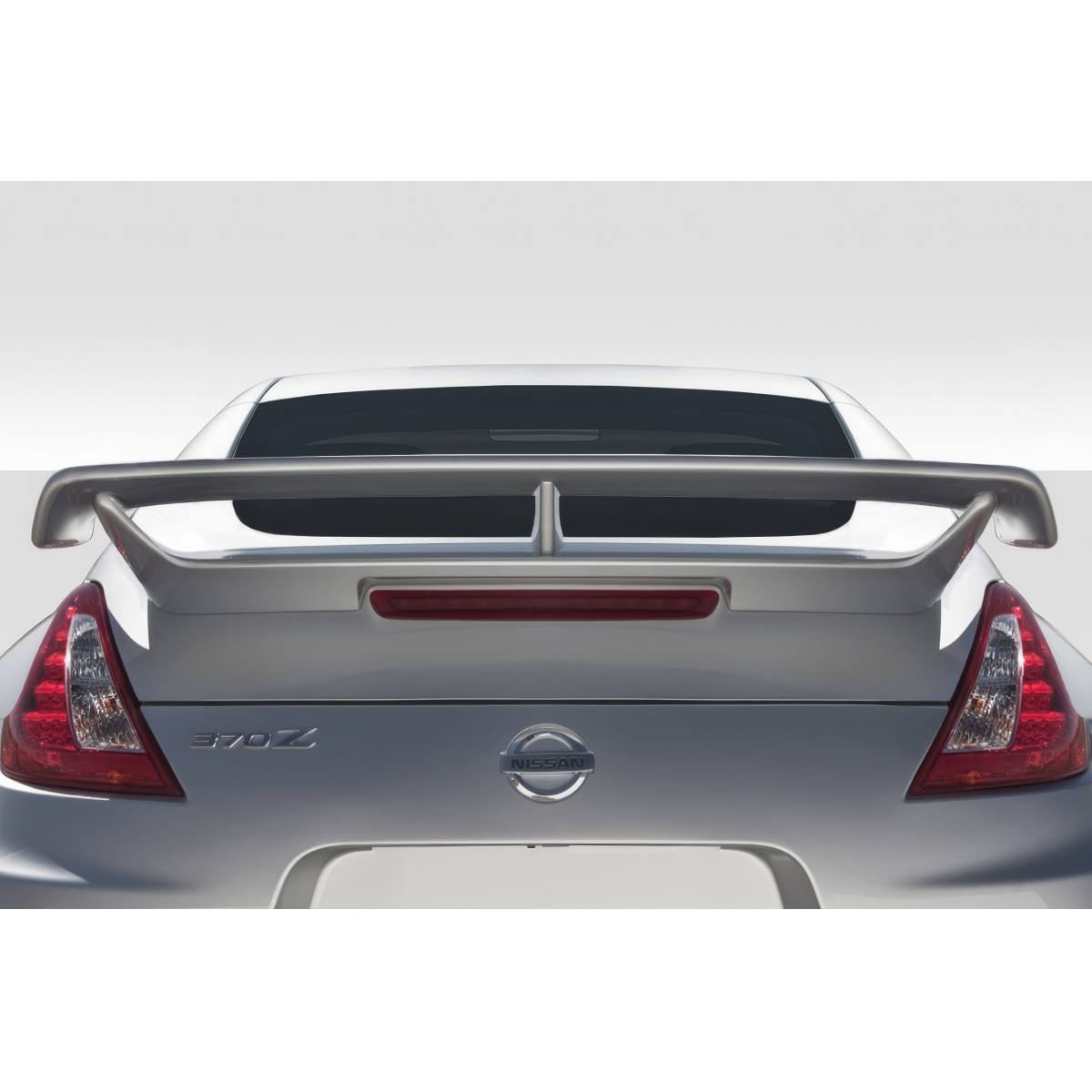 Modify your Nissan 370Z 2009 with our Exterior/Wings - The image shows the rear view of the vehicle