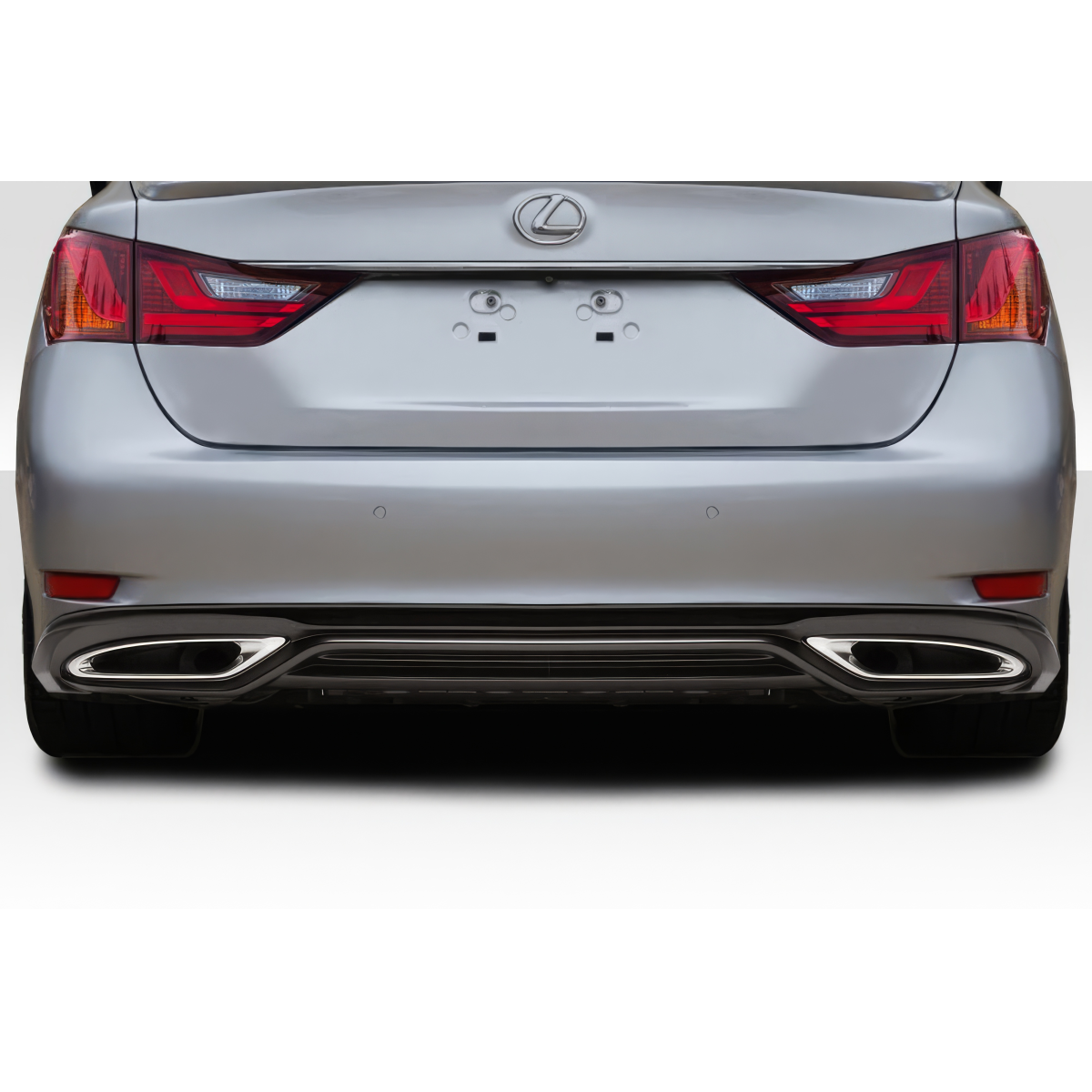 Modify your Lexus GS Series 2013 with our Exterior/Diffusers - Rear view of the vehicle at eye level